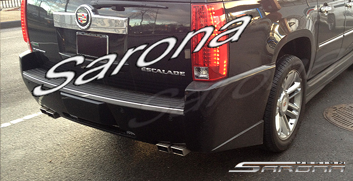 Custom Cadillac Escalade  SUV/SAV/Crossover Rear Bumper (2012 - 2013) - $890.00 (Part #CD-010-RB)